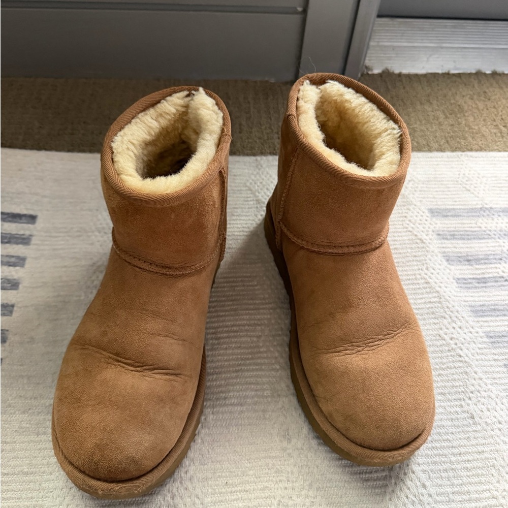 UGG classic mini chestnut boots